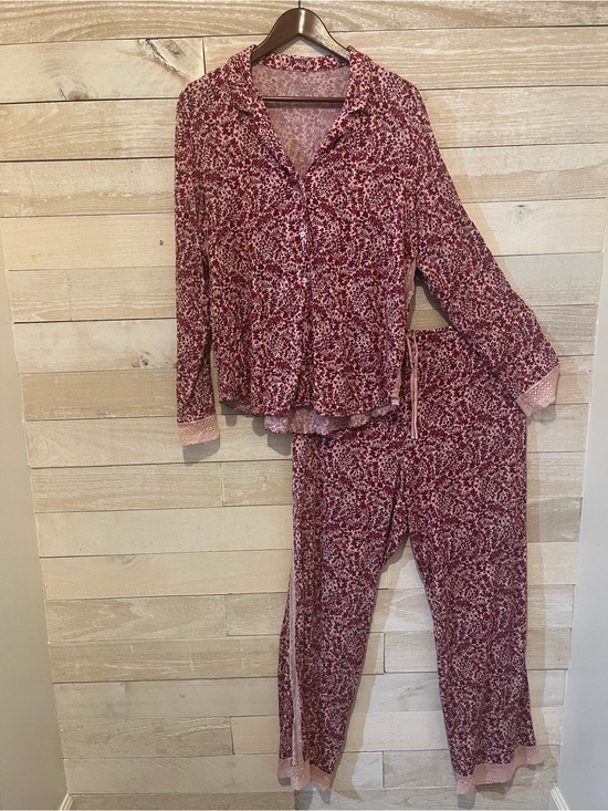 Victoria's Secret Other - Victoria's Secret Women's Pink Floral Lounge Pants & Top Set XL